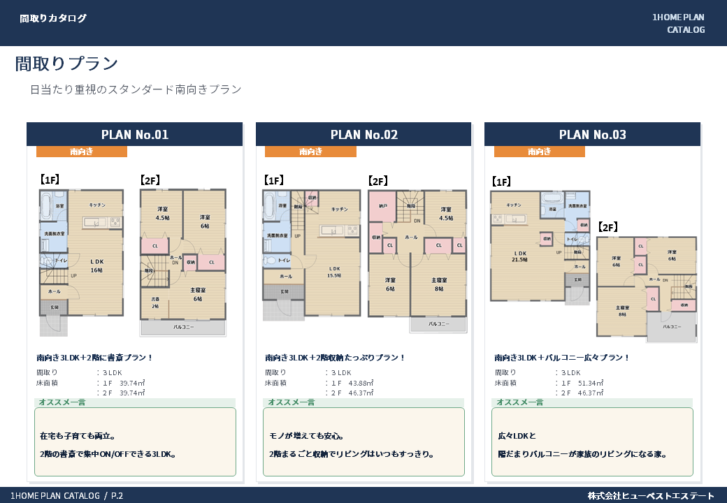 間取り集【2階建て】